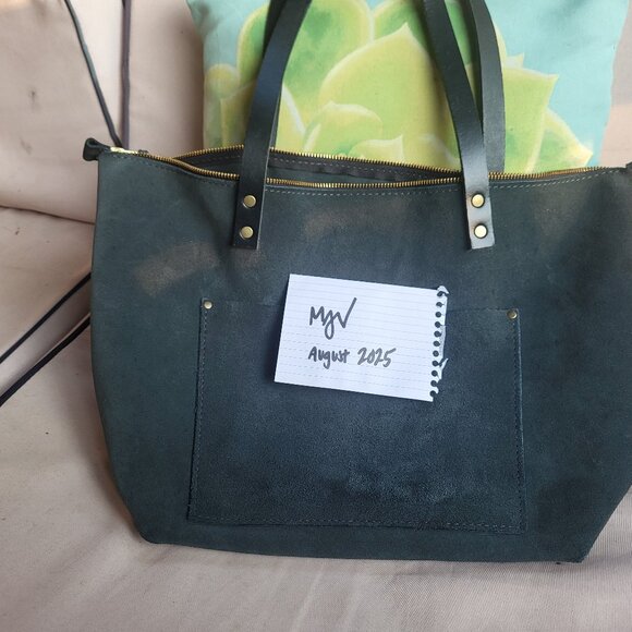 Portland Leather Lrg Zip Tote - Picture 1 of 5